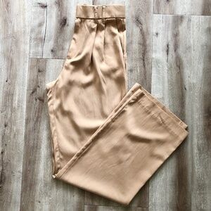 Zara, Full Length, High-Waisted Pants, Wide Leg, Size XS, NEW, With Tags